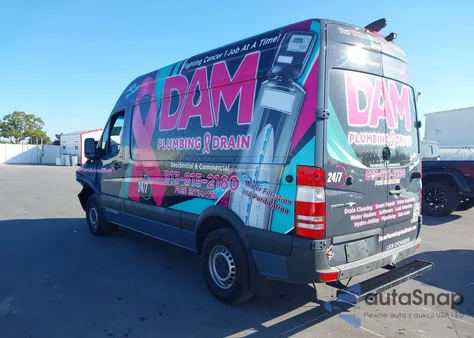 2018 Mercedes-Benz Sprinter 2500 Standard Roof V6 z USA, uszkodzony, nr VIN WD3PE7CD3JP648054